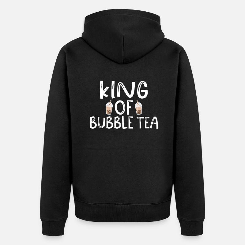 Bubble Tea Lover Cadeau - Veste à capuche bio Premium Unisexe - noir