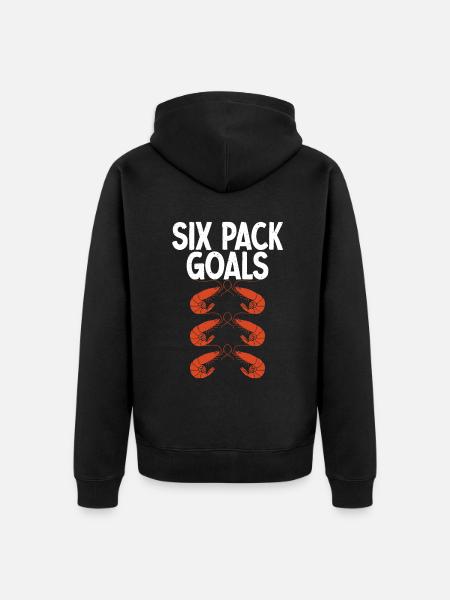 Shrimp Lover Gift - Unisex Premium Organic Zip Hoodie - black