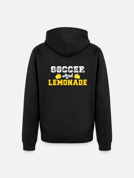 Limonade Geschenkideen - Unisex Premium Bio Zip Hoodie - Schwarz