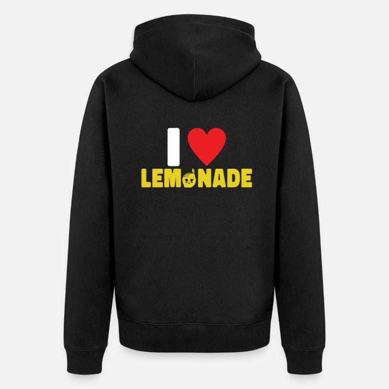 Idées cadeaux de limonade - Veste à capuche bio Premium Unisexe - noir