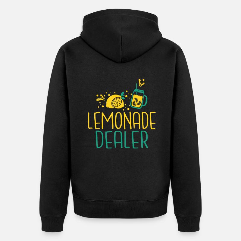 Idées cadeaux de limonade - Veste à capuche bio Premium Unisexe - noir