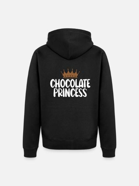 Chocolate Lover Gifts - Unisex Premium Organic Zip Hoodie - black