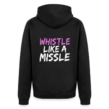 Hamster Lover Hamster Cadeau - Veste à capuche bio Premium Unisexe - noir - Dos - Nico (187cm)