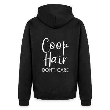 Cadeaux de poulet Propriétaire de poulet - Veste à capuche bio Premium Unisexe - noir - Dos - Nico (187cm)