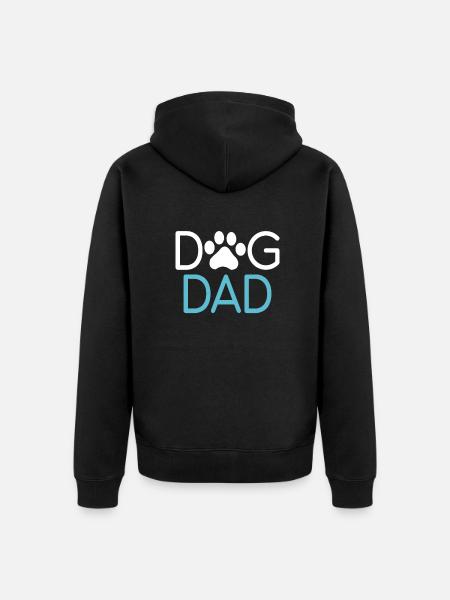 Dog Owner Gift Dog Lover - Unisex Premium Organic Zip Hoodie - black