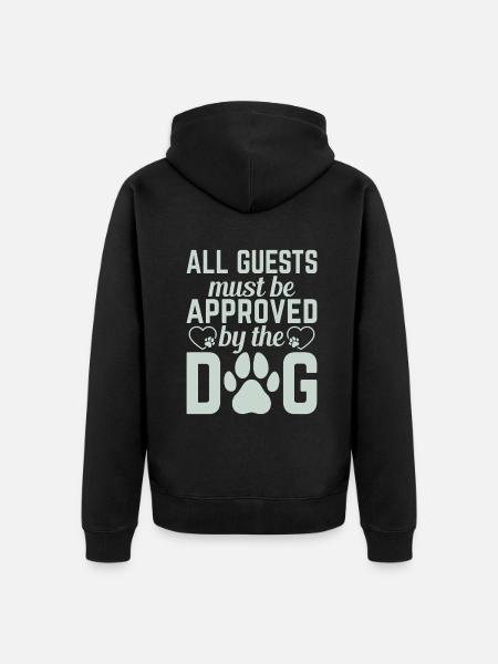 Dog Owner Gift Dog Lover - Unisex Premium Organic Zip Hoodie - black