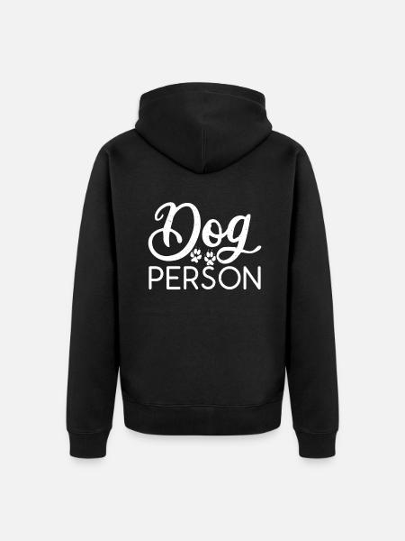 Dog Owner Gift Dog Lover - Unisex Premium Organic Zip Hoodie - black