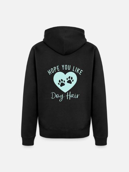 Dog Owner Gift Dog Lover - Unisex Premium Organic Zip Hoodie - black