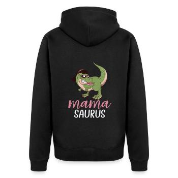 Cadeau de dinosaure Dino Lover Cadeau - Veste à capuche bio Premium Unisexe - noir - Dos - Nico (187cm)