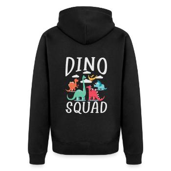 Cadeau de dinosaure Dino Lover Cadeau - Veste à capuche bio Premium Unisexe - noir - Dos - Nico (187cm)