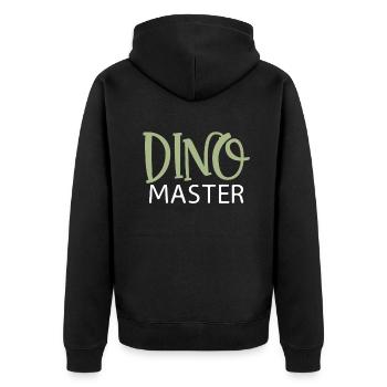 Cadeau de dinosaure Dino Lover Cadeau - Veste à capuche bio Premium Unisexe - noir - Dos - Nico (187cm)