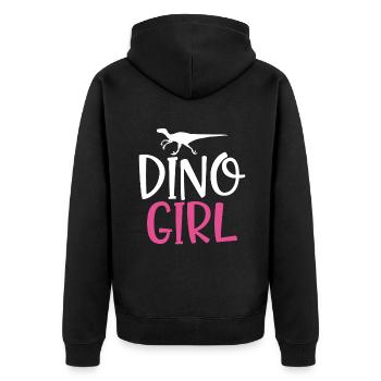 Cadeau de dinosaure Dino Lover Cadeau - Veste à capuche bio Premium Unisexe - noir - Dos - Nico (187cm)