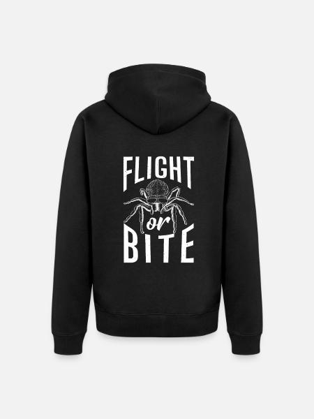 Spider Lover Gifts - Unisex Premium Organic Zip Hoodie - black