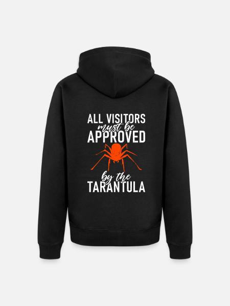 Spider Lover Gifts - Unisex Premium Organic Zip Hoodie - black