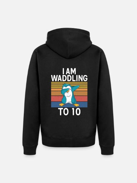 Penguin Lover Penguin Gifts - Unisex Premium Organic Zip Hoodie - black