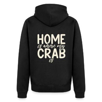 Cadeaux Crab Lover - Veste à capuche bio Premium Unisexe - noir - Dos - Nico (187cm)