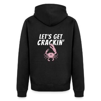 Cadeaux Crab Lover - Veste à capuche bio Premium Unisexe - noir - Dos - Nico (187cm)