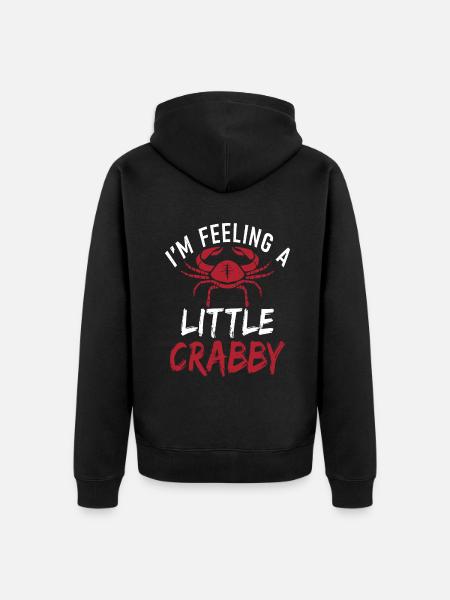 Cadeaux Crab Lover - Veste à capuche bio Premium Unisexe - noir