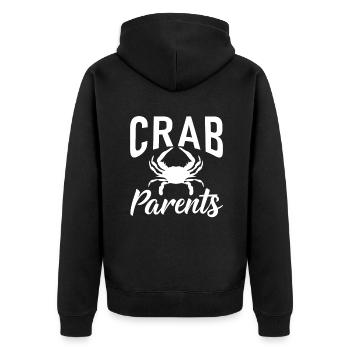 Cadeaux Crab Lover - Veste à capuche bio Premium Unisexe - noir - Dos - Nico (187cm)