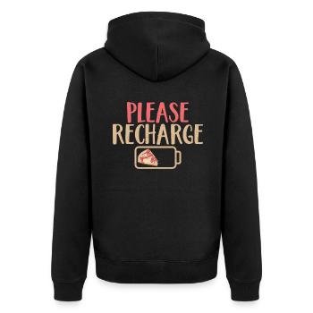 Cadeaux de chat siamois - Veste à capuche bio Premium Unisexe - noir - Dos - Nico (187cm)