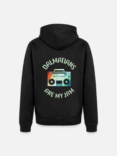 Gifts for Dalmatian Lovers - Unisex Premium Organic Zip Hoodie - black