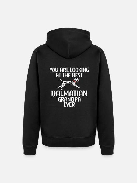 Gifts for Dalmatian Lovers - Unisex Premium Organic Zip Hoodie - black