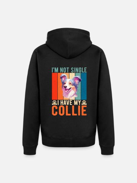 Cadeaux Collie - Veste à capuche bio Premium Unisexe - noir