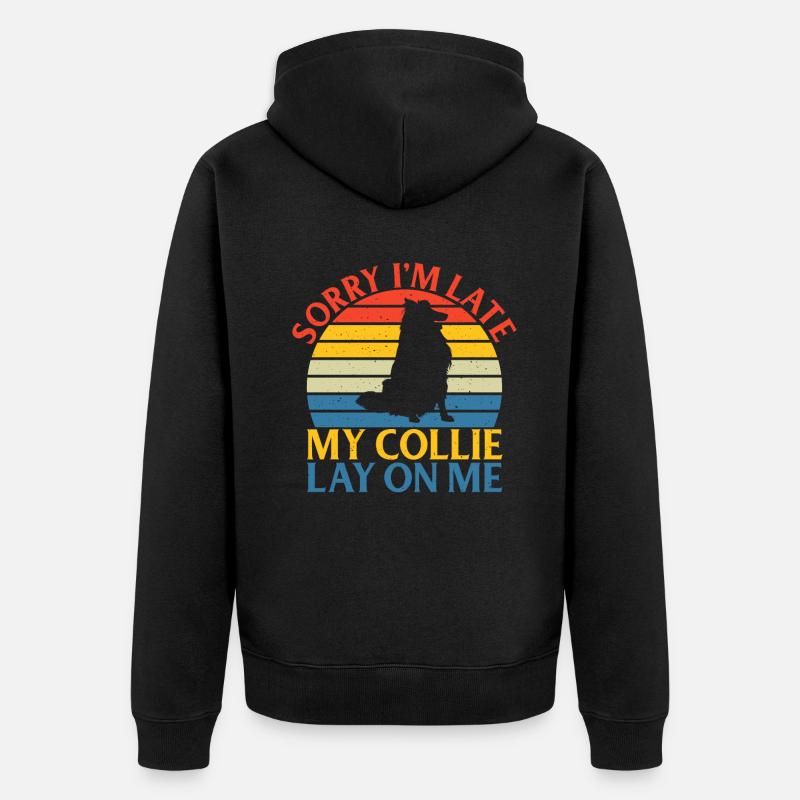 Cadeaux Collie - Veste à capuche bio Premium Unisexe - noir