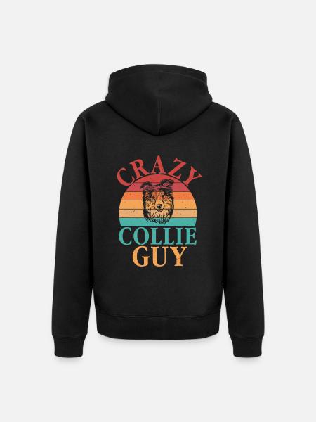 Cadeaux Collie - Veste à capuche bio Premium Unisexe - noir