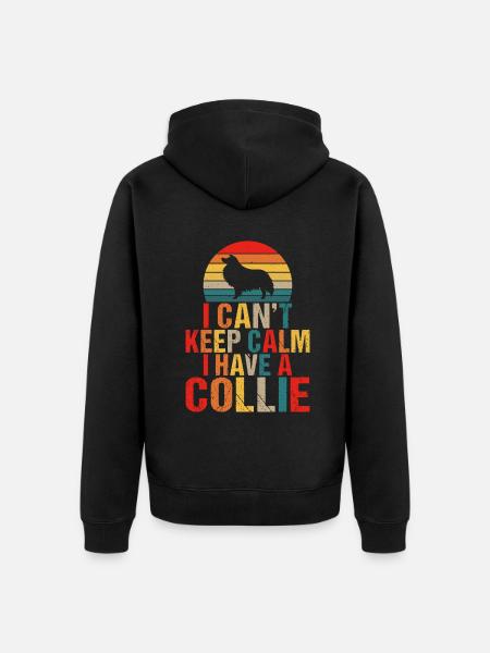 Cadeaux Collie - Veste à capuche bio Premium Unisexe - noir