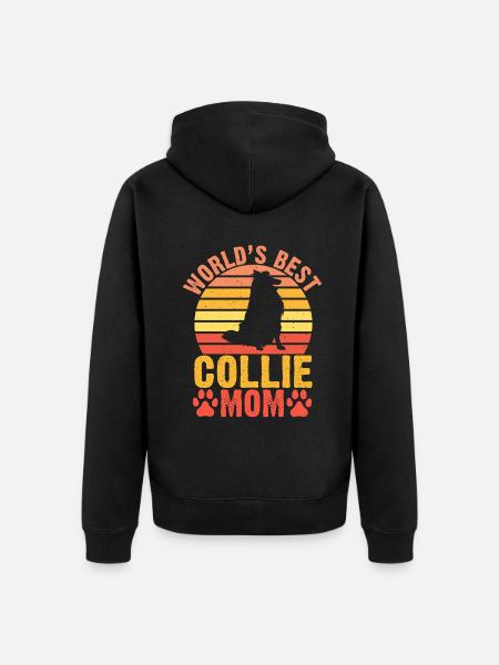 Cadeaux Collie - Veste à capuche bio Premium Unisexe - noir