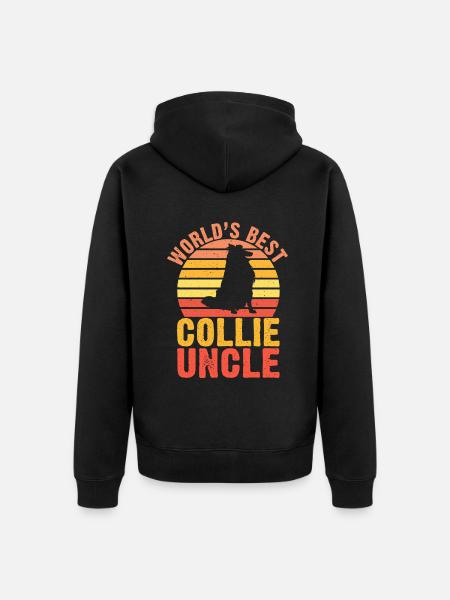 Cadeaux Collie - Veste à capuche bio Premium Unisexe - noir