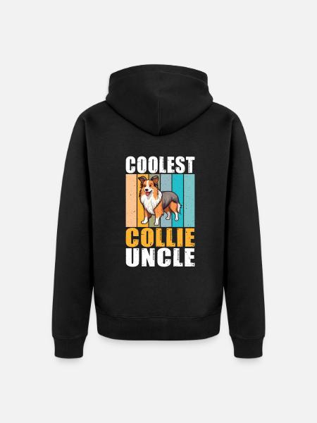 Cadeaux Collie - Veste à capuche bio Premium Unisexe - noir