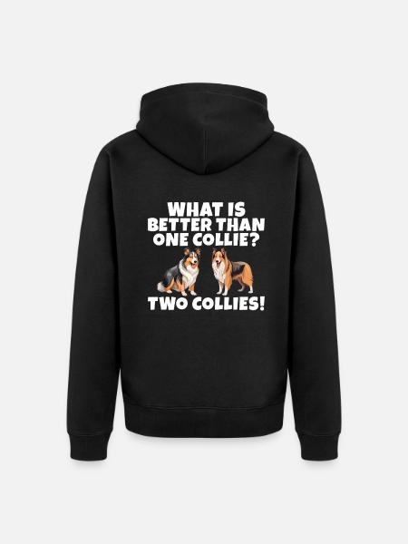 Cadeaux Collie - Veste à capuche bio Premium Unisexe - noir