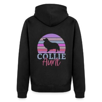 Cadeaux Collie - Veste à capuche bio Premium Unisexe - noir - Dos - Nico (187cm)