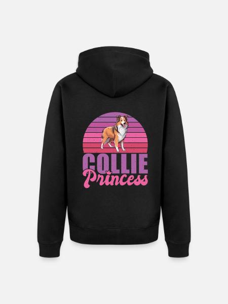 Cadeaux Collie - Veste à capuche bio Premium Unisexe - noir