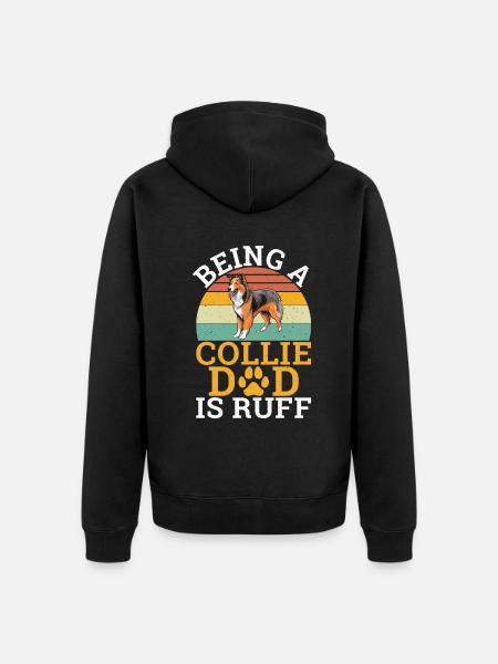 Cadeaux Collie - Veste à capuche bio Premium Unisexe - noir