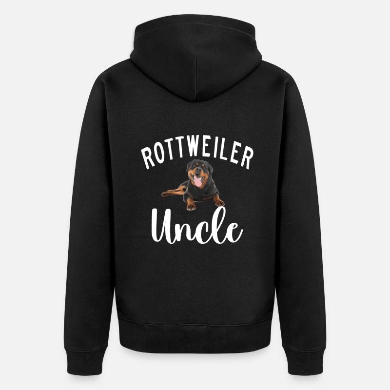 Cadeaux Rottweiler - Veste à capuche bio Premium Unisexe - noir