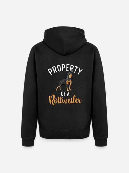 Rottweiler Gifts - Unisex Premium Bio Zip Hoodie - Schwarz
