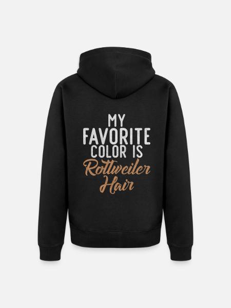 Cadeaux Rottweiler - Veste à capuche bio Premium Unisexe - noir