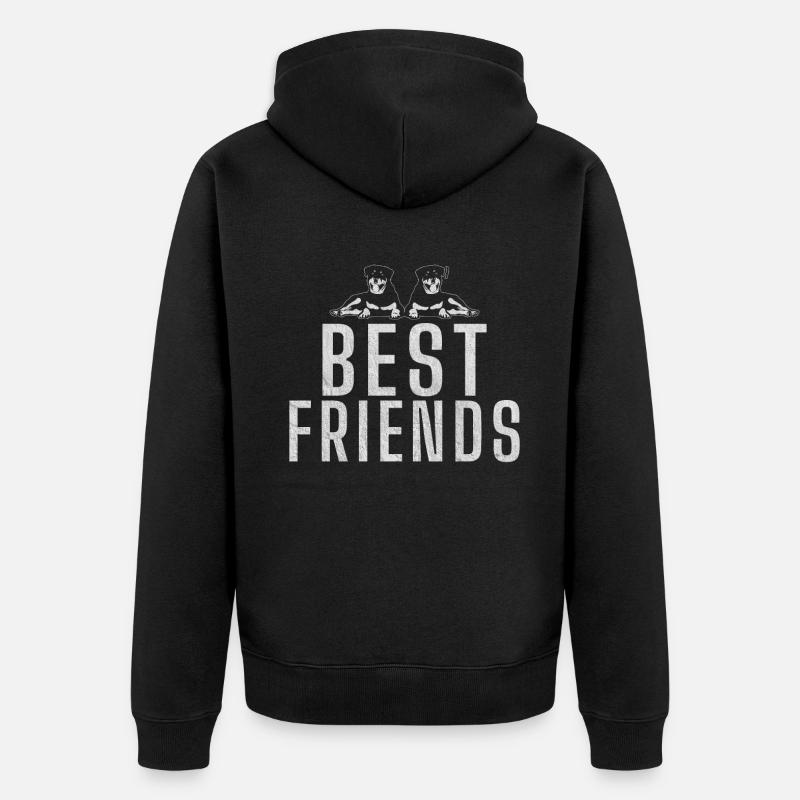 Cadeaux Rottweiler - Veste à capuche bio Premium Unisexe - noir