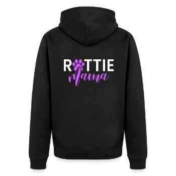Cadeaux Rottweiler - Veste à capuche bio Premium Unisexe - noir - Dos - Nico (187cm)