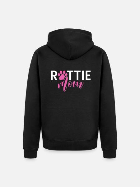 Rottweiler Gifts - Unisex Premium Organic Zip Hoodie - black