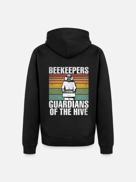 Bee Gifts - Unisex Premium Organic Zip Hoodie - black