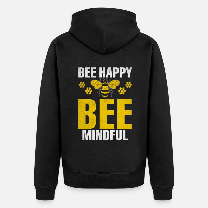 Cadeaux abeille - Veste à capuche bio Premium Unisexe - noir