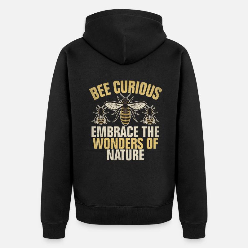 Cadeaux abeille - Veste à capuche bio Premium Unisexe - noir