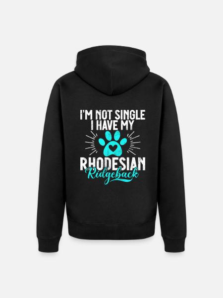 Cadeaux Rhodesian Ridgeback - Veste à capuche bio Premium Unisexe - noir