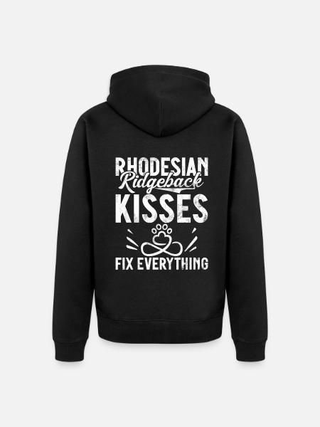 Rhodesian Ridgeback Gifts - Unisex Premium Organic Zip Hoodie - black