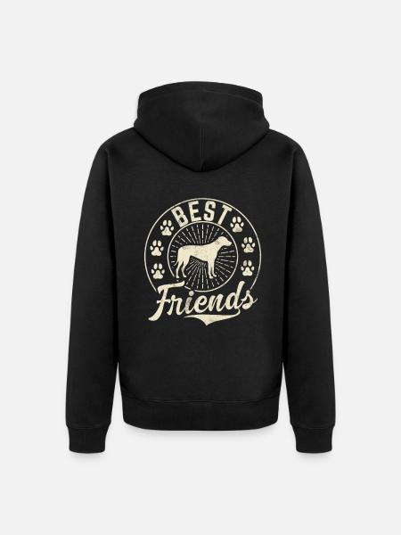 Rhodesian Ridgeback Gifts - Unisex Premium Organic Zip Hoodie - black