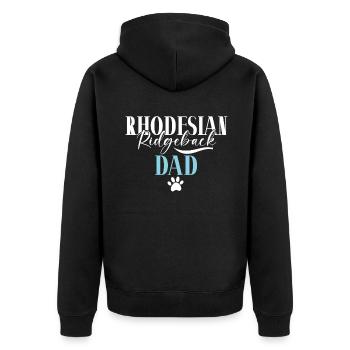 Cadeaux Rhodesian Ridgeback - Veste à capuche bio Premium Unisexe - noir - Dos - Nico (187cm)